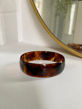 Load image into Gallery viewer, Bracelet vintage écaille de tortue véritable
