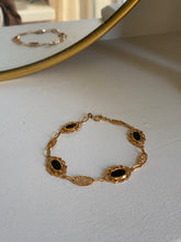 Load image into Gallery viewer, Bracelet vintage onyx
