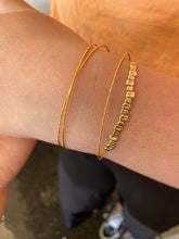 Charger l&#39;image dans la galerie, Bracelet bande Pépites or
