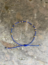 Charger l&#39;image dans la galerie, Bracelet Pépites or noeud coulissant
