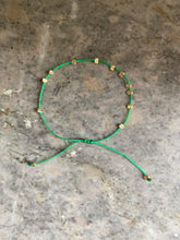 Charger l&#39;image dans la galerie, Bracelet Pépites or noeud coulissant
