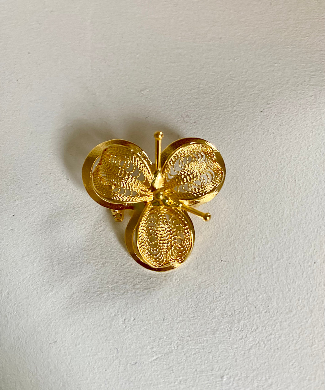 Broche fleur vintage Francoise