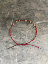 Charger l&#39;image dans la galerie, Bracelet Pépites or noeud coulissant
