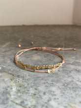Charger l&#39;image dans la galerie, Bracelet bande Pépites or
