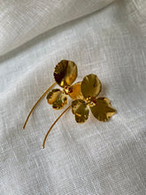 Load image into Gallery viewer, Boucles d’Oreilles Fleurs d’Iris tiges
